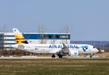 Indian Ocean-based Air Austral becomes first French A220 operator Photo: Airbus - Air Austral Airbus A220