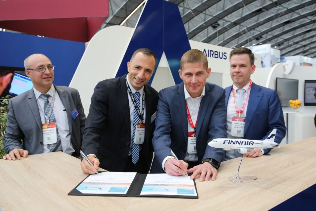 Airbus and Finnair signing of contract