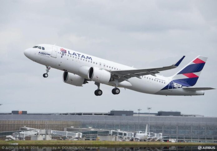 LATAM Airbus A320neo. Photo: Airbus