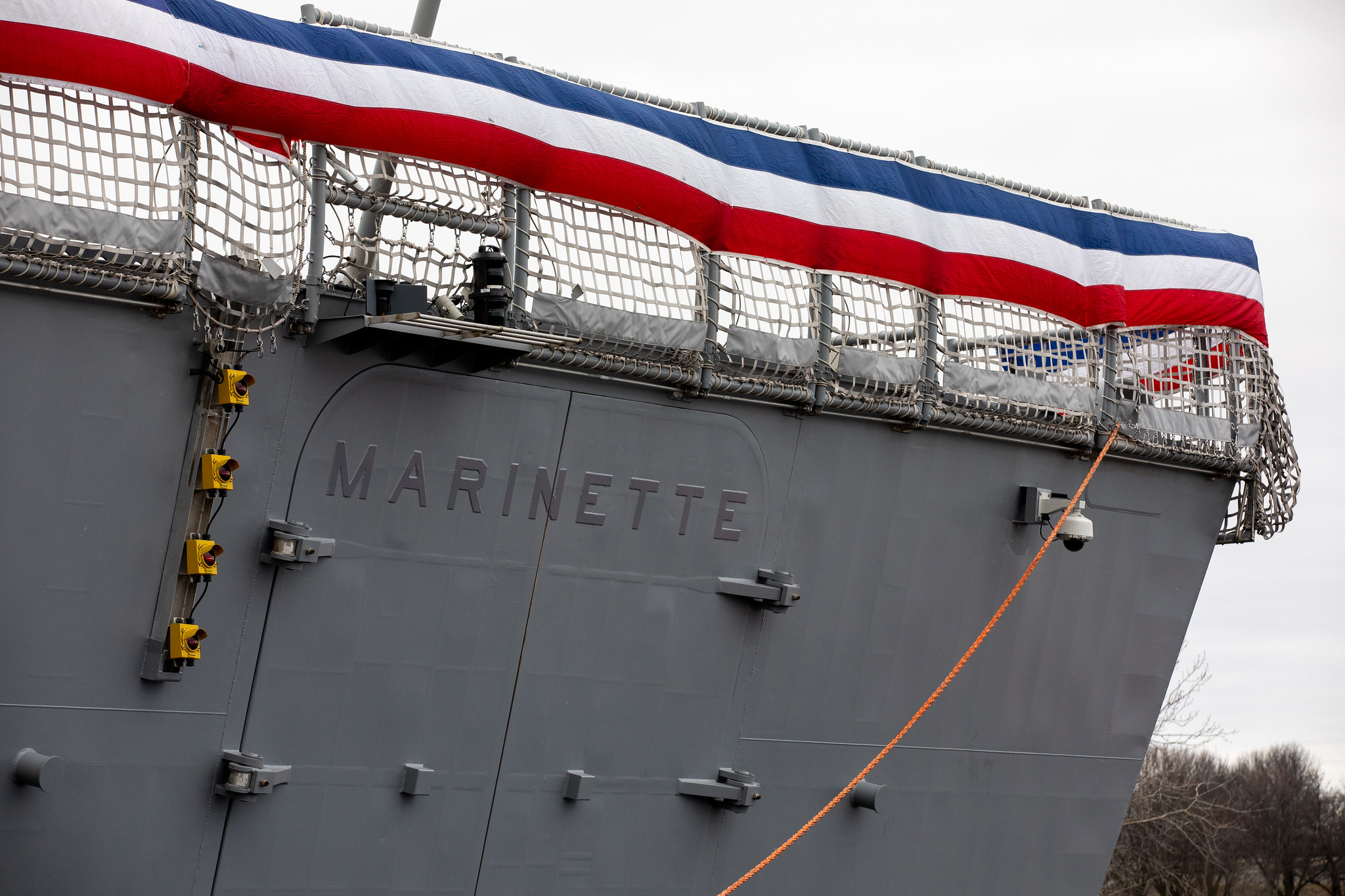 Photo: Lockheed Martin - Littoral Combat Ship 25 (USS Marinette) Christened