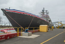 USS Marinette Christened Photo: Lockheed Martin - Littoral Combat Ship 25 (USS Marinette)