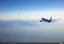 Airbus demonstrates how sharing the skies save fuel and reduce CO2 emissions Photo: Airbus - A350-1000 Fello Fly transatlantic flight