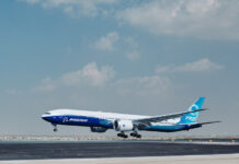 Boeing 777X Arrives in Dubai for 2021 Dubai Airshow Photo: Boeing - 777X Lands in Dubai for Dubai Airshow 2021
