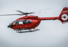 Airbus Helicopters delivers first five-bladed H145 for offshore use Photo: Airbus - HTM First five-bladed Airbus H145 Helicopter for offshore wind operations