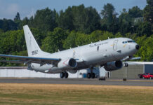 Norway’s First P-8A Poseidon Performs Maiden Flight Royal Norwegian Air Force P-8A Poseidon. Photo: Boeing