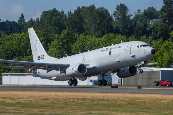 Royal Norwegian Air Force P-8A Poseidon. Photo: Boeing