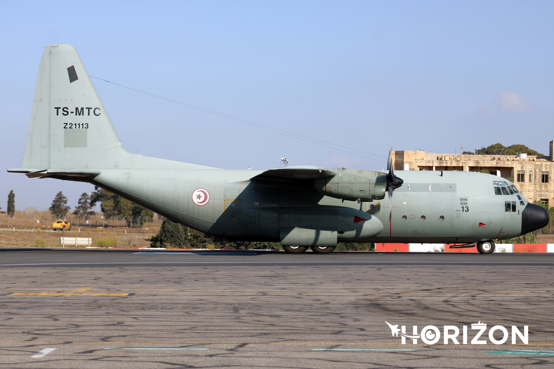 Tunisian Air Force Lockheed C-130B Hercules TS-MTC. Photo: Stephen Borg