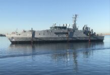 First Evolved Cape-Class Patrol Boat for the Australian Navy launched by Austal