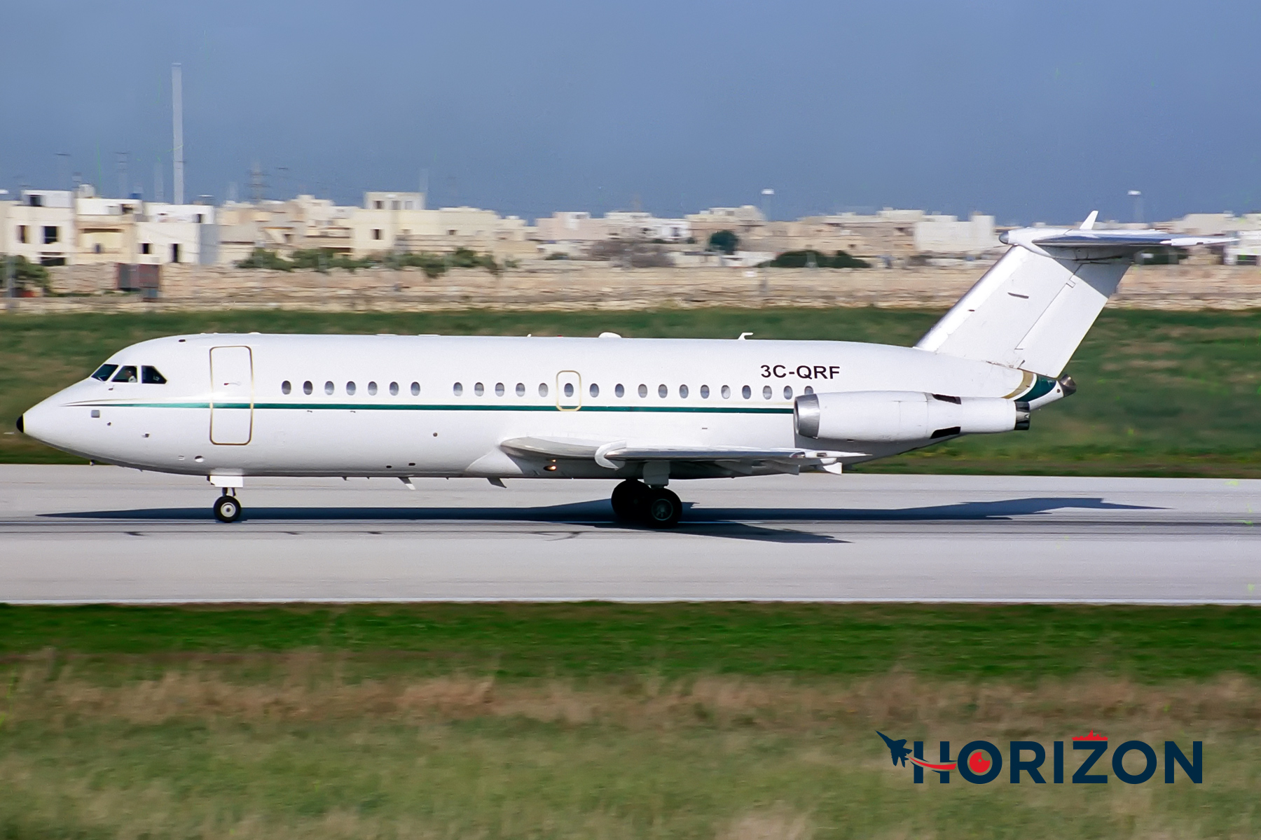 Sin Sad Airlines BAC 1-11-401AK One-Eleven, Registration 3C-QRF. Photo: Joseph Borg