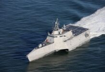 Austal USA delivers the future USS CANBERRA (LCS 30) to the U.S. Navy