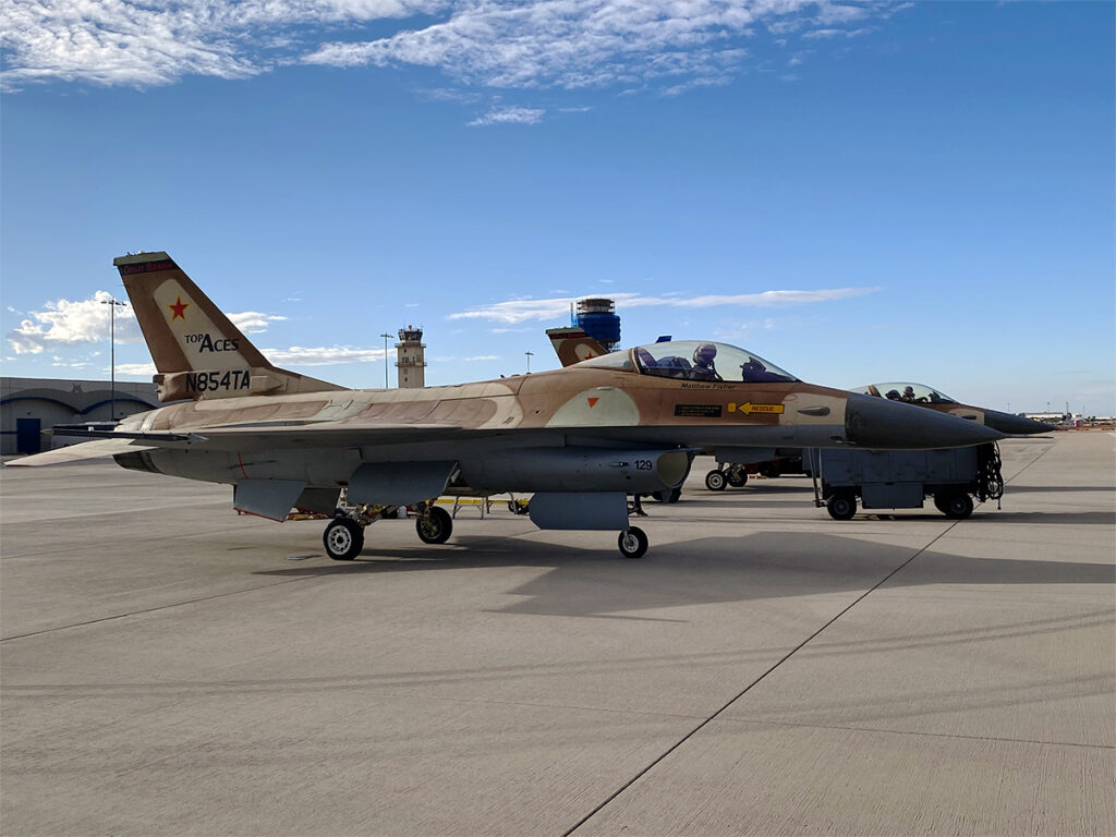 Top Aces F-16 Advanced Aggressor Fighter. Photo by: Top Aces