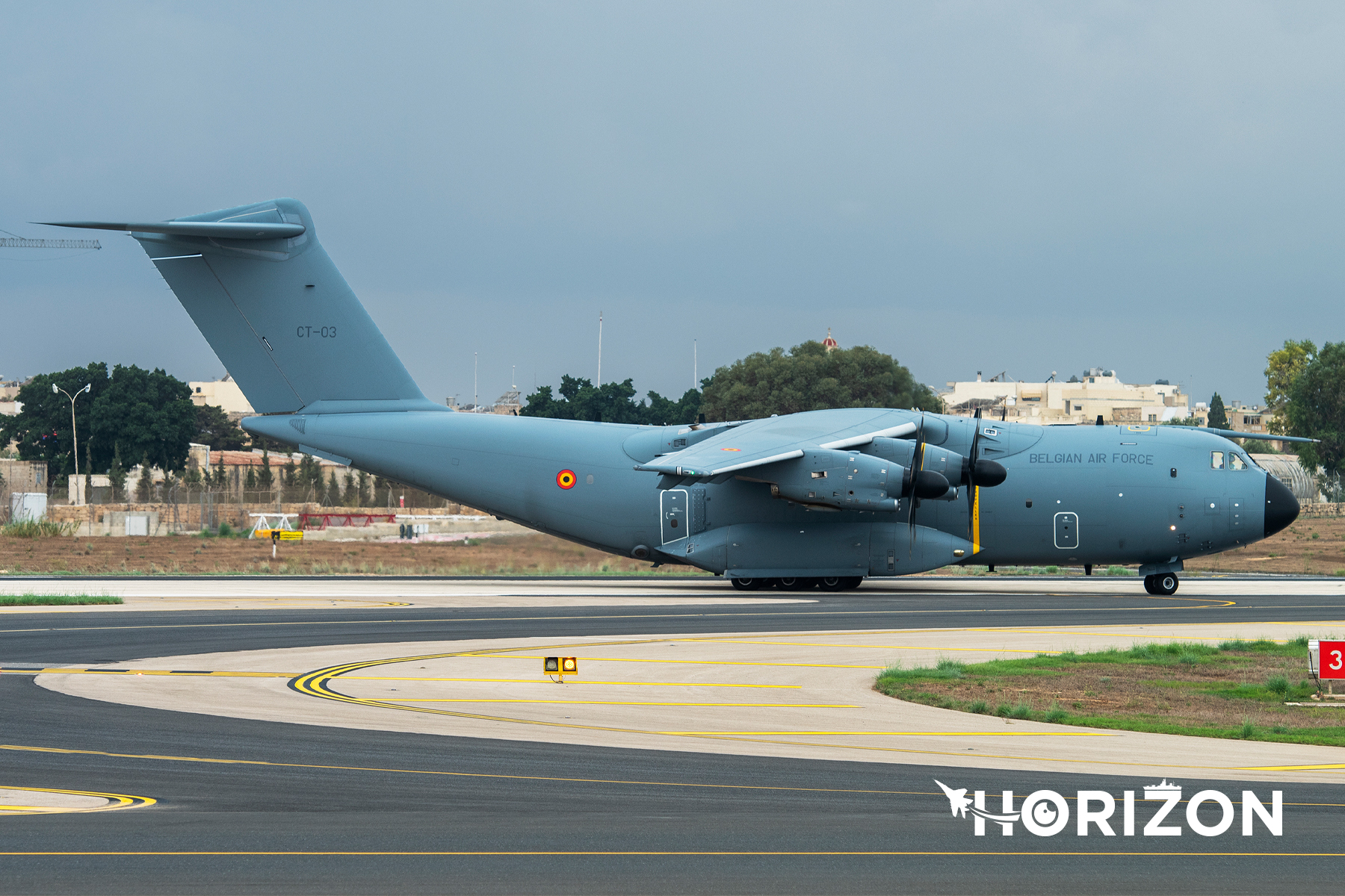 Belgian Air Force A-400M CT-03. Photo: Malcolm J. Bezzina