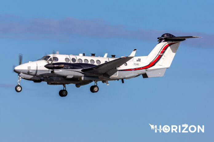 Royal Air Force Shadow R1 ZZ417. Photo: Paul Spiteri Lucas