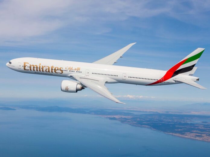 Emirates Airlines Boeing 777. Photo: Emirates Airlines