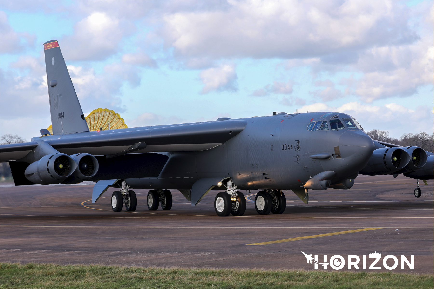 United States Air Force Boeing B-52H Stratofortress 60-0044, RAF Fairford, 10th February 2022. Photo: Ian Harding