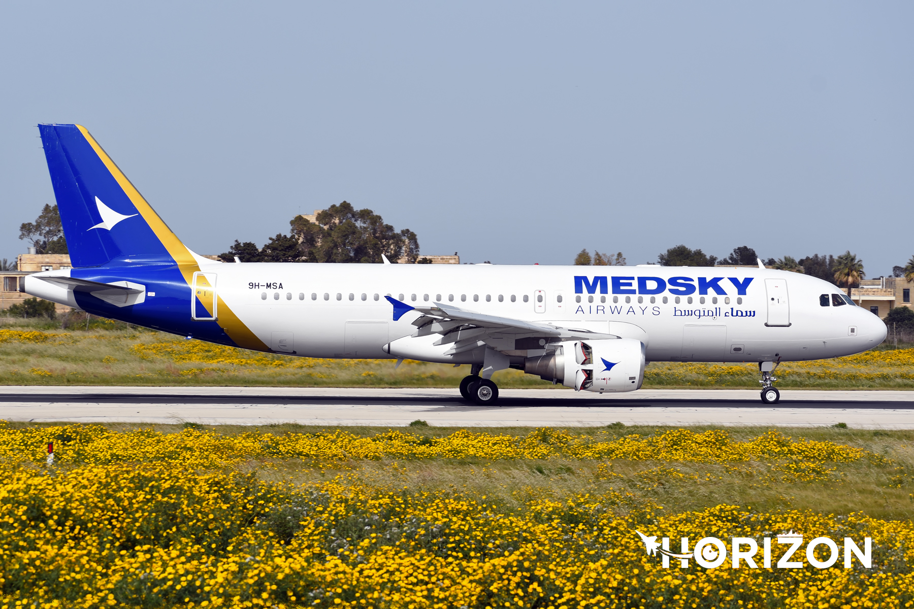 Medsky Airways Airbus A320-214 9H-MSA. Photo: Aiden Lee Briffa