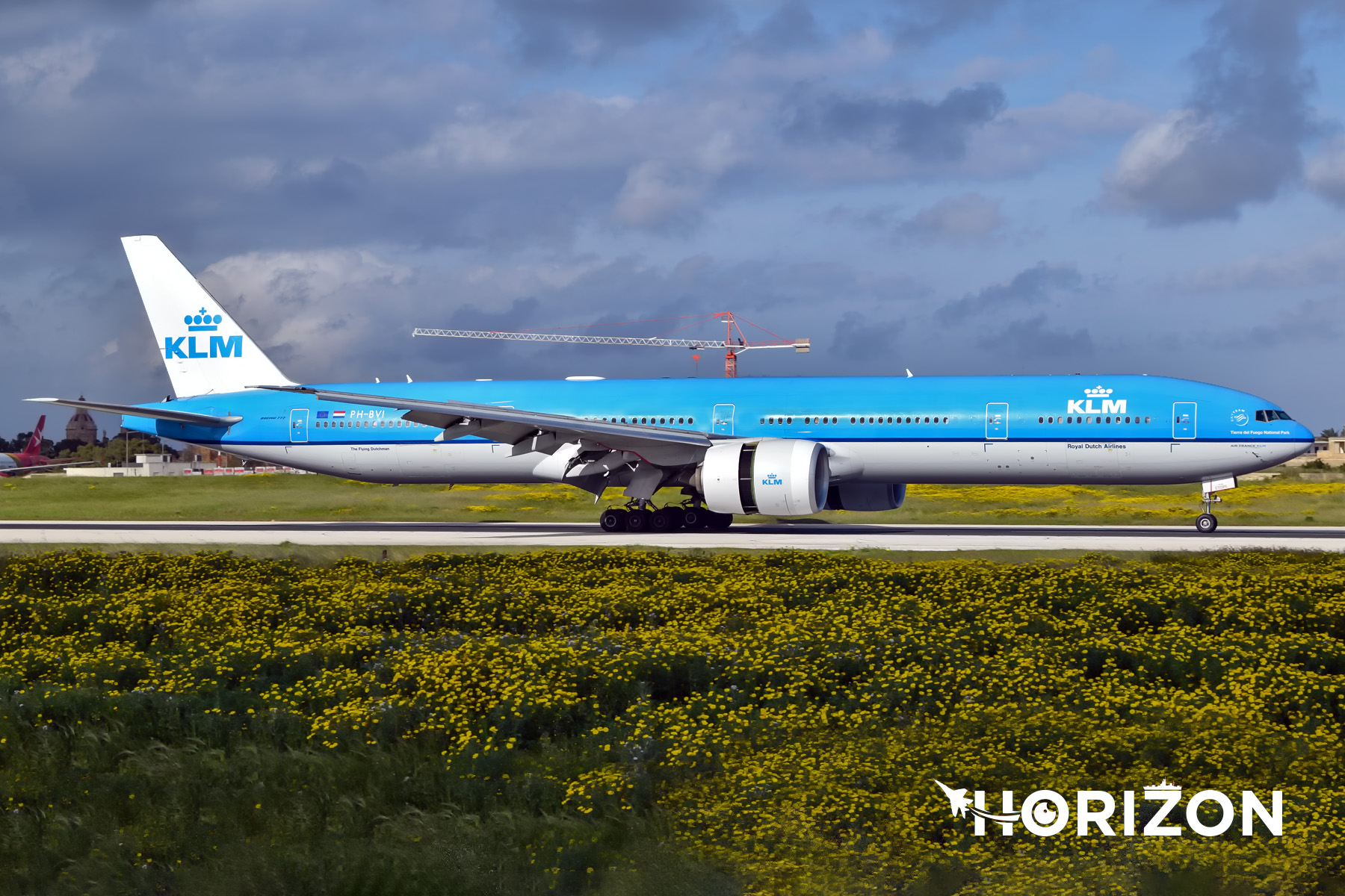 KLM Royal Dutch Airlines Boeing 777-306(ER) PH-BVI. Photo: Aiden Lee Briffa