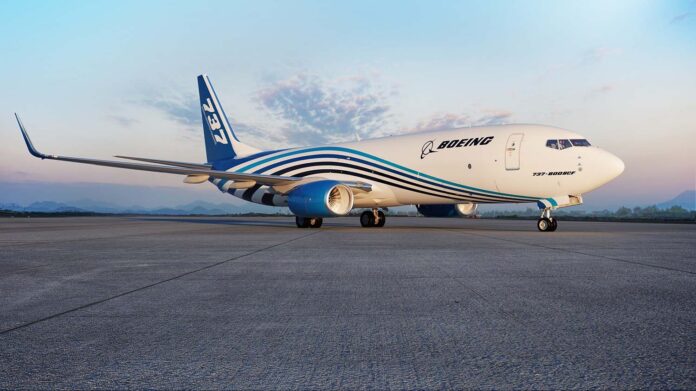 Boeing 737-800 Freighter. Photo: Boeing