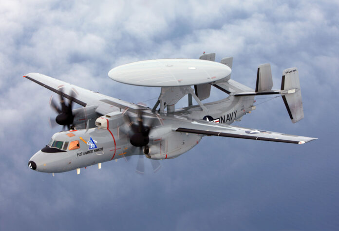 United States Navy E-2D Hawkeye. Photo: United States Navy