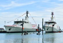 Two PC-60M patrol boats have been launched by an Indonesian shipyard.