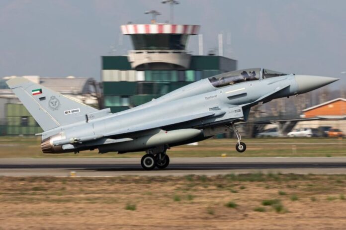 Kuwaiti Eurofighter Typhoon aircraft. Photo: Leonardo