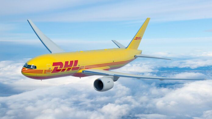 DHL Boeing B777 Freighter. Photo: DHL