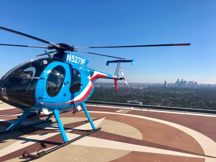 Houston Police Department MD500E Helicopter. Photo: MD Helicotpers