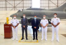 Embraer Delivers Last Modernized AF-1B Fighter Jet to the Brazilian Navy Brazilian Navy AF-1B. Photo: Embraer