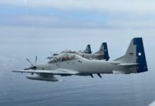 The A-29 Super Tucano fleet reaches 500,000 flight hours