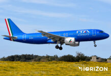 ITA Airways Airbus A320-216 EI-DTK ITA Airways Airbus A320-216 EI-DTK. Photo: Aiden Lee Briffa