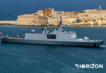 French frigate FS Aconit in Grand Harbour French Navy FS Aconit F713. Photo: Marios Prekas