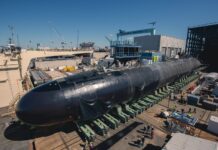 HII launches Virginia-Class Submarine New Jersey (SSN 796)
