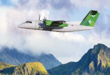 De Havilland Canada Dash 8-100 Aircraft Extended Service Program Wideroe Dash 8-100. Photo: De Havilland
