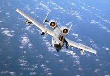 Boeing Starts New A-10 Wing Deliveries to U.S. Air Force A-10 Thunderbolt II from the 104th Fighter Wing, Barnes Municipal Airport, Westfield Mass., Massachusetts Air National Guard, banks while flying accross the Mediterranean Sea enroute to a forward operating base. Photo: U.S. Air Force