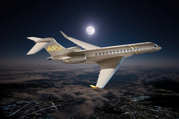 Bombardier Global 8000. Photo: Bombardier