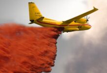 C-27J Spartan Next Generation with the new firefighting configuration Leonardo C27J Spartan Next Generation Fire Fighter. Photo: Leonardo