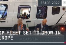 Leonardo’s VIP helicopter fleet set to grow in Europe with new orders announced at EBACE 2022