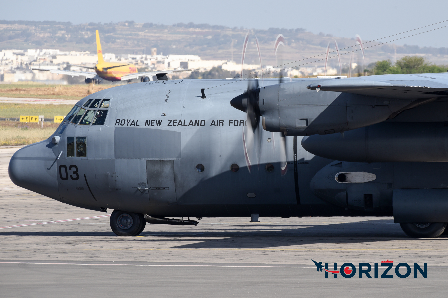 Royal New Zealand Air Force Lockheed C-130H Hercules NZ7003. Photo: Joseph Borg
