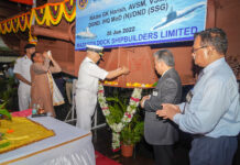 Keel Laying – Seventh Project 17A (P17A) Ship