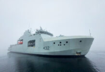 Third AOPS of the Canadian Navy begins sea trials