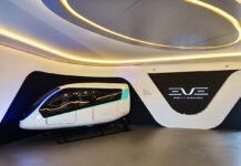 Eve showcases its eVTOL cabin for the first time at the Farnborough Airshow