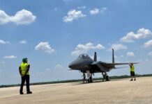 Boeing Integrates Eagle Passive Active Warning and Survivability System onto U.S. Air Force F-15s