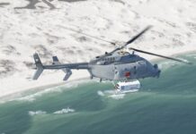 Navy demos new mine countermeasure prototype on MQ-8C Fire Scout