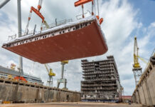 Work starts in Ancona dry dock on “Seven seas grandeur”