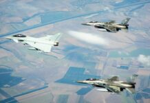 Joint training between Hellenic and RAF Fighter Aircraft