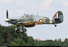 Hurricane crash at Cheb Aviation Days