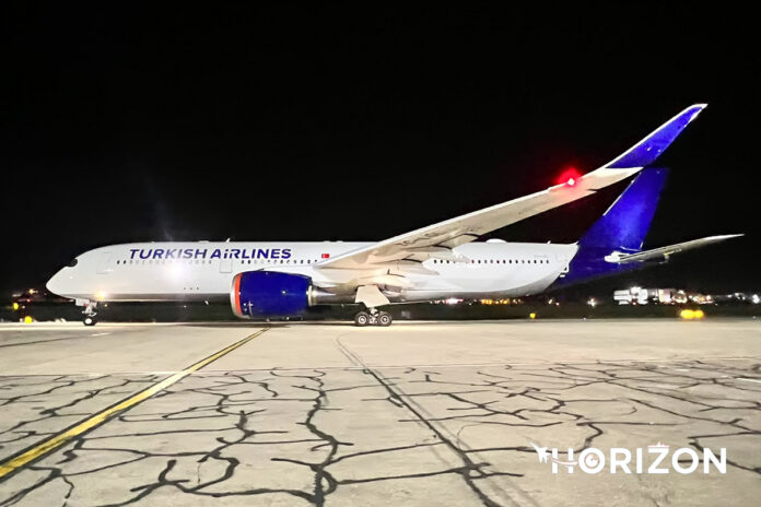 Turkish Airlines Airbus A350-941 TC-LGL, seen taxing at Malta International Airport