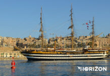 Italian Navy Amerigo Vespucci (A5312) Italian Navy Amerigo Vespucci. Photo: Saviour Schembri