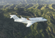 Bombardier Celebrates Entry-into-service of Challenger 3500 Launch Customer Aircraft Bombardier Challenger 3500. Photo: Bombardier