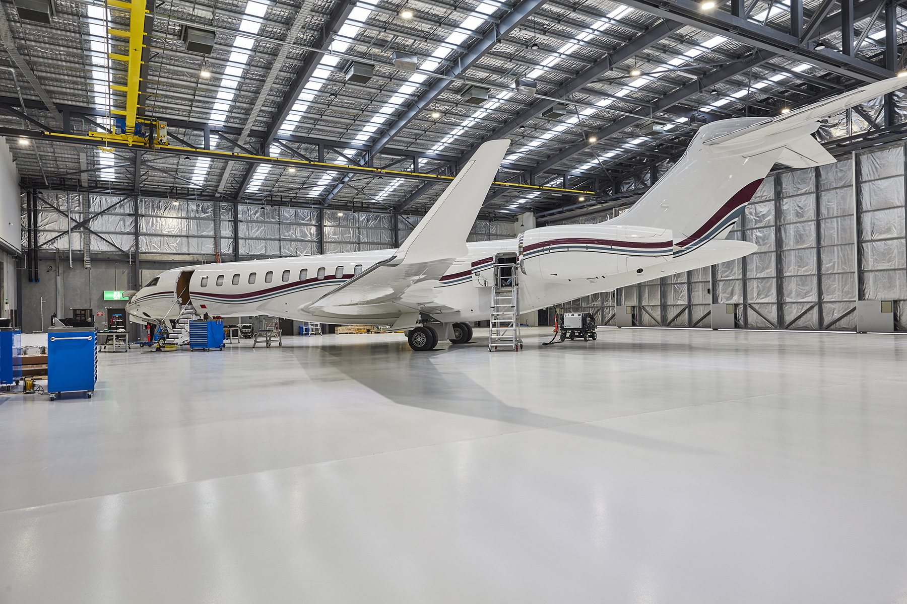 Melbourne Service Centre Opening - Hangar Outside. Photo: Bombardier